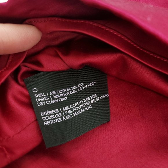 Club Monaco Womens Fuchsia Fully Lined Adjustable Straps Mini Skirt Size 2 - Picture 7 of 13